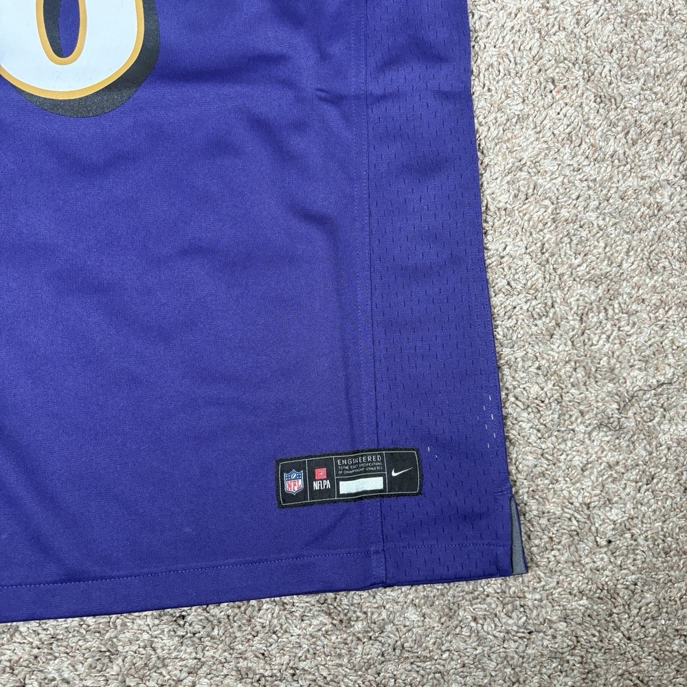 NEW Nike On Field Baltimore Ravens Lamar Jackson NFL Jersey Purple Youth Large - Picture 2 of 8